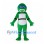 Turtle Mascot Costume in Green with Blue Eye Mask