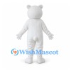 Bear Mascot Costume in White with Round Ears