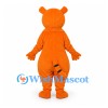 Tiger Mascot Costume in Orange with White Belly