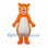 Tiger Mascot Costume in Orange with White Belly