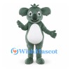 Koala Mascot Costume in Green with White Belly