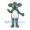 Koala Mascot Costume in Green with White Belly