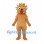 Hedgehog Mascot Costume in Tan with Spiky Head and Back