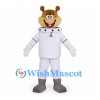 Squirrel Mascot Costume with White Astronaut Suit