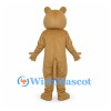 Bear Mascot Costume in Tan with Black Paw Pads