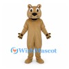 Bear Mascot Costume in Tan with Black Paw Pads