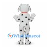 Dalmatian Dog Mascot Costume with Red Collar and Black Spots