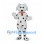 Dalmatian Dog Mascot Costume with Red Collar and Black Spots
