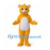 Bear Mascot Costume in Gold with White Belly