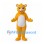 Bear Mascot Costume in Gold with White Belly