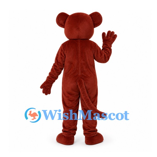 Monkey Mascot Costume in Brown with Cream Belly and Long Tail