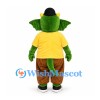 Dragon Mascot Costume with Yellow Shirt and Brown Pants