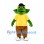 Dragon Mascot Costume with Yellow Shirt and Brown Pants