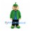 Boy Mascot Costume with Green Jacket and Matching Hat