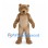 Bear Mascot Costume in Tan with Cream Belly