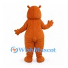 Bear Mascot Costume in Orange Brown with Cream Belly