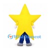 Star Mascot Costume in Yellow with Blue Pants and White Gloves