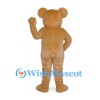 Bear Mascot Costume in Tan with Large Round Ears