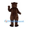Bear Mascot Costume in Dark Brown with Tan Belly