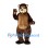 Bear Mascot Costume in Dark Brown with Tan Belly