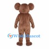 Koala Mascot Costume in Brown with Large Pale Ears