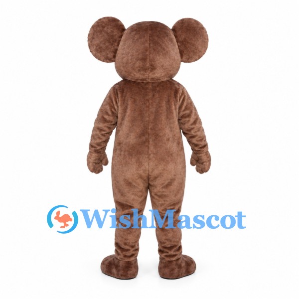 Koala Mascot Costume in Brown with Large Pale Ears
