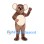 Koala Mascot Costume in Brown with Large Pale Ears