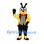 Bee Mascot Costume with Yellow Jacket and Red Bow Tie
