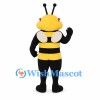 Bee Mascot Costume with Orange Sunglasses and White Wings