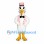 Duck Mascot Costume with Pink Vest and Matching Top Hat