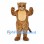 Leopard Mascot Costume with Golden Spotted Body and Cream Belly