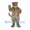 Leopard Mascot Costume with Dense Rosette Print and Curved Tail