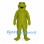Frog Mascot Costume in Olive Green with Wide Smiling Mouth