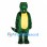 Dinosaur Mascot Costume in Dark Green with Yellow Belly and Tail Spots