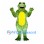 Frog Mascot Costume in Green with Bright Yellow Belly