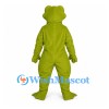 Frog Mascot Costume in Olive Green with Wide Webbed Feet
