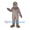 Seal Mascot Costume in Gray Brown with Flipper Hands