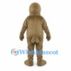 Seal Mascot Costume in Tan with Rounded Head and Muzzle