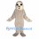 Seal Mascot Costume in Pale Gray with Dark Eyes