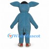 Aardvark Mascot Costume in Blue with Long Muzzle and Large Ears