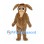 Aardvark Mascot Costume in Brown with Long Muzzle and Large Ears