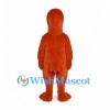 Duck Mascot Costume in Rust Brown with Yellow Belly