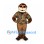 Monkey Mascot Costume with Floral Shirt and Black Sunglasses