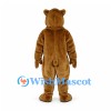 Bear Mascot Costume in Brown with Pale Muzzle and Round Ears
