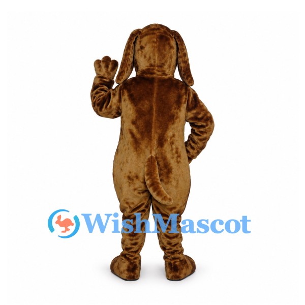 Dog Mascot Costume in Brown with Long Floppy Ears