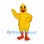 Duck Mascot Costume in Yellow with Orange Legs