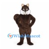 Squirrel Mascot Costume in Brown with Large Bushy Tail