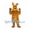 Rabbit Mascot Costume in Golden Brown with Buck Teeth