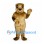 Beaver Mascot Costume in Tan with Flat Dark Tail