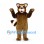 Raccoon Mascot Costume in Brown with White Muzzle and Ringed Tail